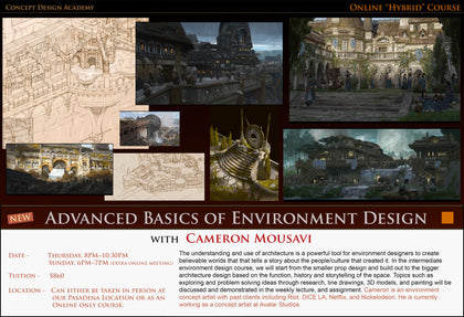 Advanced Basics for Environment Design with Cameron Mousavi (In Person Course)