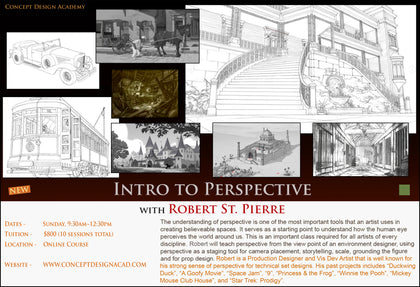 Intro to Perspective with Robert St. Pierre (Online Course)