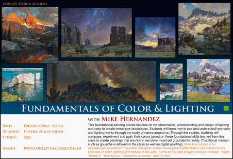 Fundamentals of Color & Lighting with Mike Hernandez (Online Course)