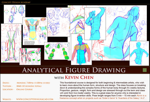 Analytical Figure Drawing with Kevin Chen (Online Course)