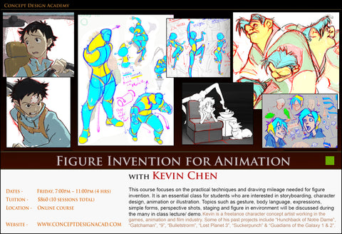Figure Invention for Animation with Kevin Chen (Online Course)