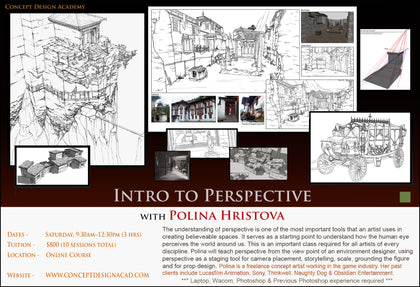 Intro to Perspective with Polina Hristova (Online Course)