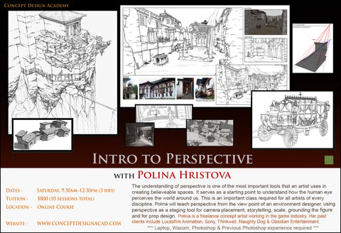 Intro to Perspective with Polina Hristova (Online Course)