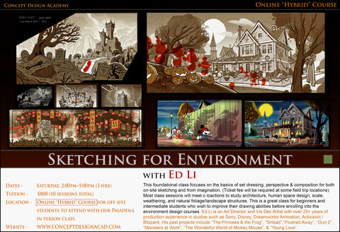 Sketching for Environment with Ed Li (Online Course)