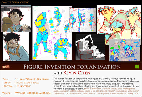 Figure Invention for Animation with Kevin Chen (Online Course)