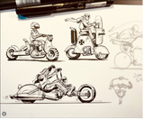 Vis Com 2: Vehicle Sketching Techniques with John Frye & Ed Natividad (Online Course)